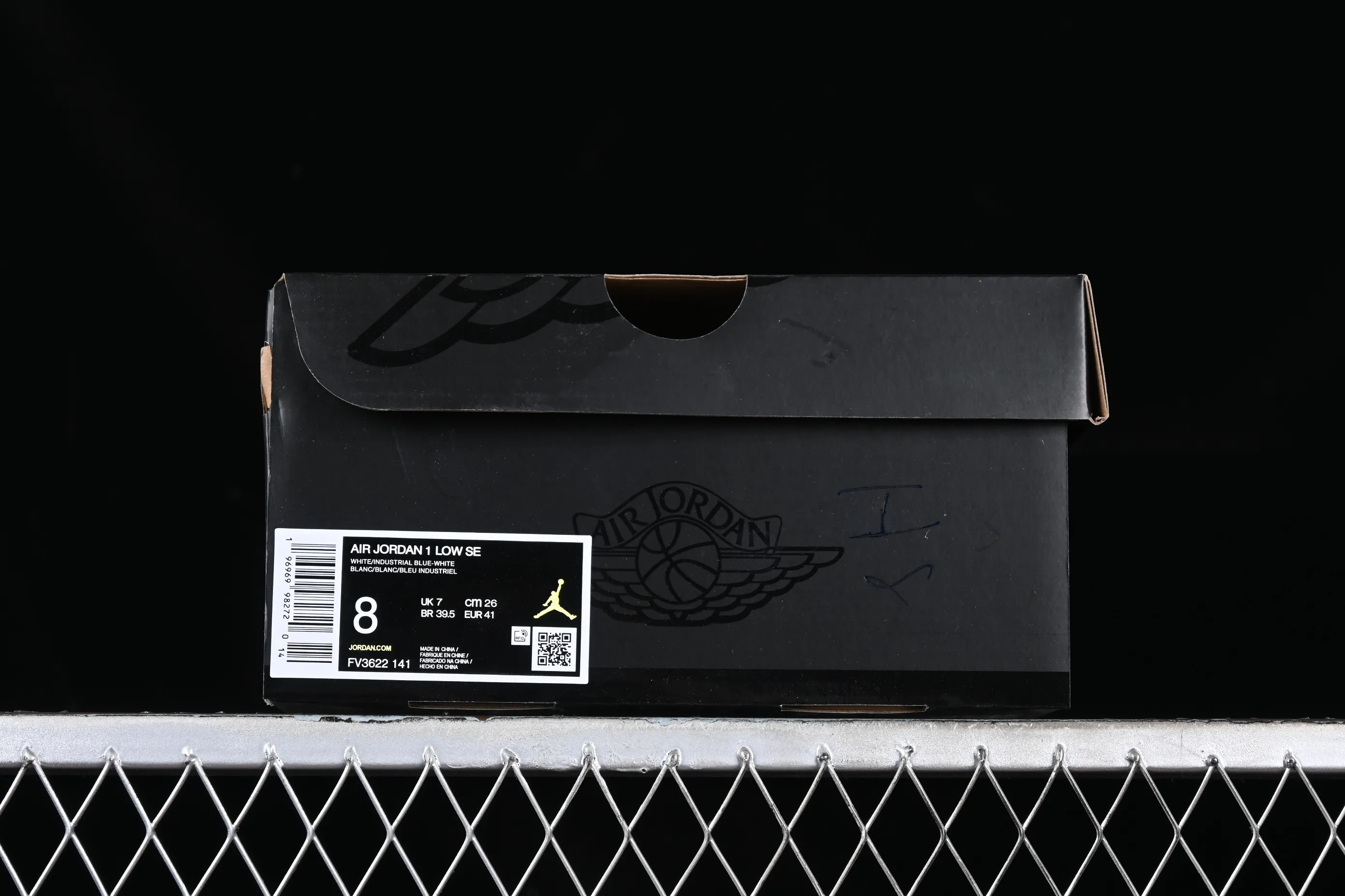 All categories Air Jordan Jordan series basketball shoes Air Jordan 1 Low G version pure original Air Jordan 1 Low SE AJ1 Joe 1 blue and black sashimi embroidery style low-top cultural casual sneakers FV3622-141
